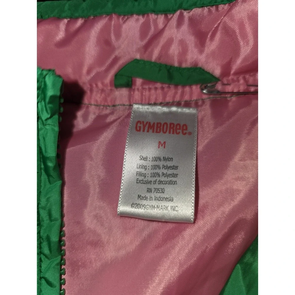 Gymboree smart girls rule dog puffer vest size medium 7 8